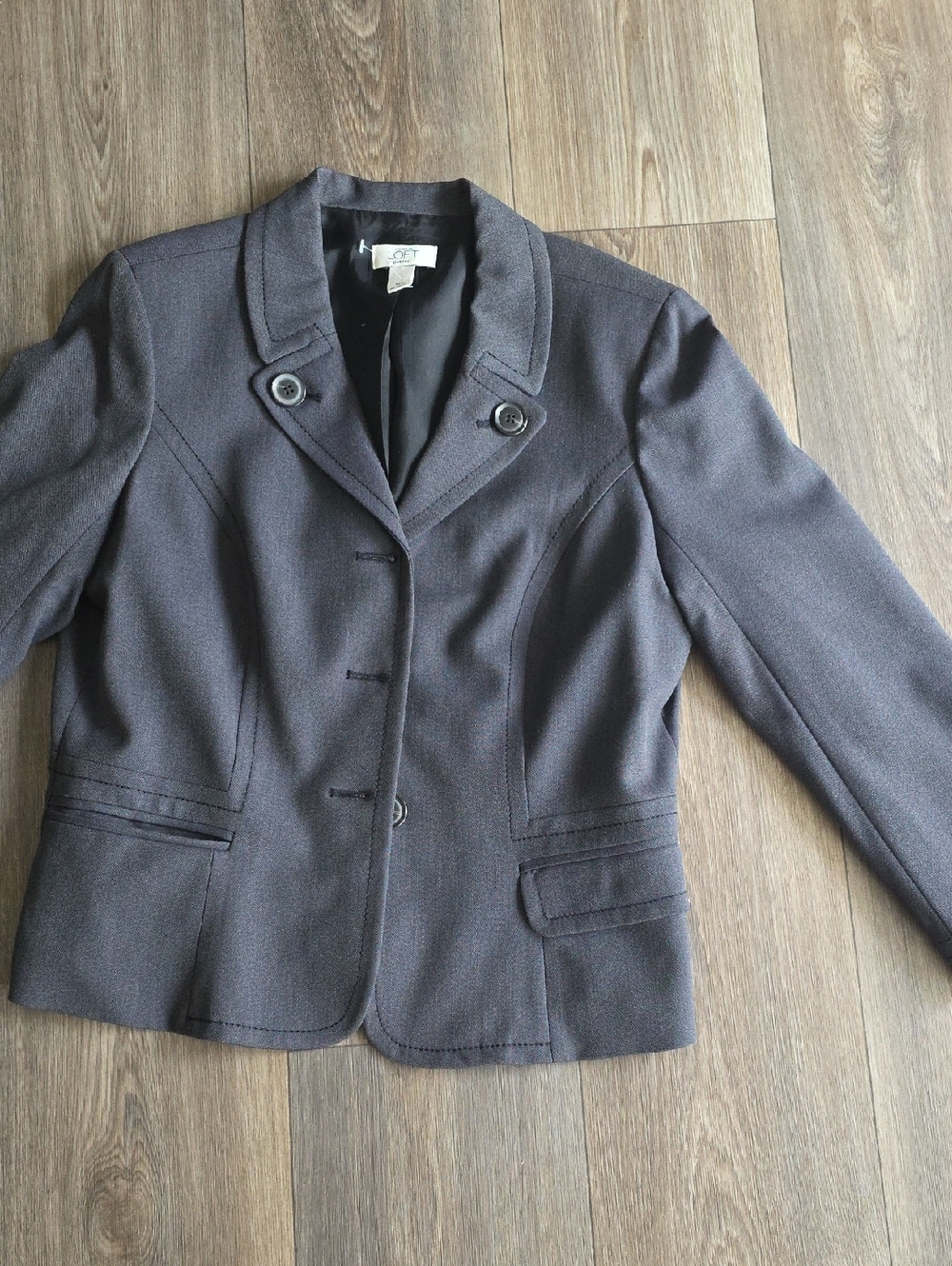 LOFT Dark Gray Tailored Women's Blazer